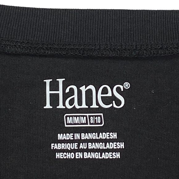 Iowa Hawkeyes Shirt Top Women's Medium Black Hanes Sports V Neck Tee Shirt - Picture 5 of 10